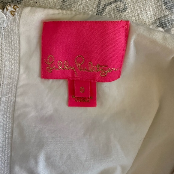 Lilly Pulitzer Ivory Ruffled Strap Mini romper - Picture 2 of 10